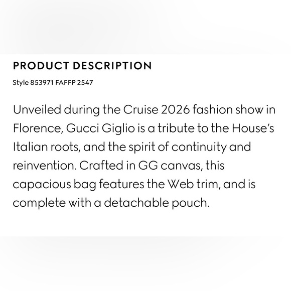 Gucci Beige Monogram Tote Brand New tags attached! Still in box - Picture 12 of 16